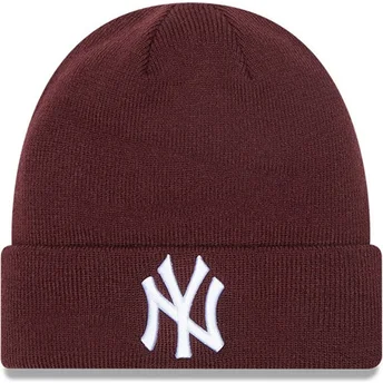 New Era Cuff League Essential New York Yankees MLB Maroon Beanie