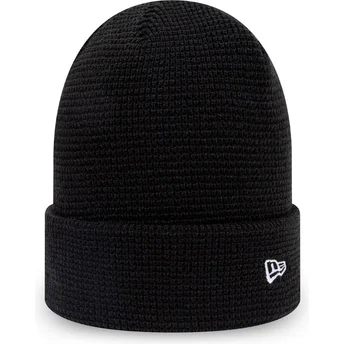 New Era Cuff Pop Colour Black Beanie