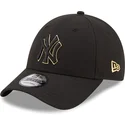 mutzen-gebogen-schwarz-verstellbares-band-9forty-black-and-gold-der-new-york-yankees-mlb-von-new-era