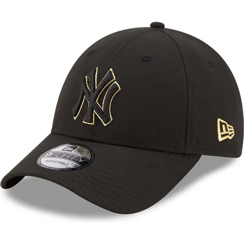 mutzen-gebogen-schwarz-verstellbares-band-9forty-black-and-gold-der-new-york-yankees-mlb-von-new-era mutzen-gebogen-schwarz-verstellbares-band-9forty-black-and-gold-der-new-york-yankees-mlb-von-new-era
