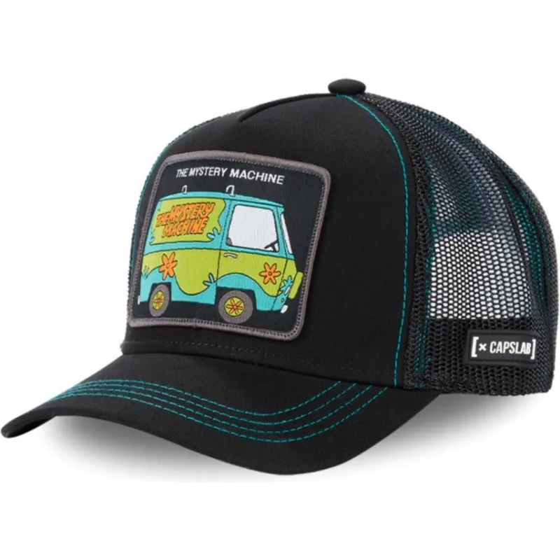 schwarze-trucker-kappe-the-mystery-machine-mac2-scooby-doo-von-capslab