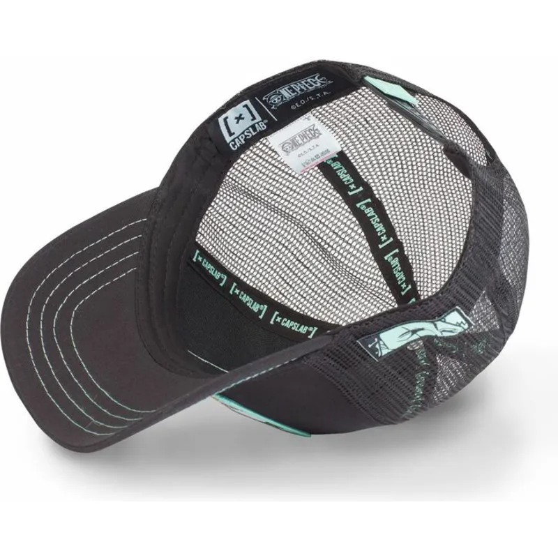 schwarze-trucker-cap-roronoa-zoro-zor2-one-piece-von-capslab schwarze-trucker-cap-roronoa-zoro-zor2-one-piece-von-capslab
