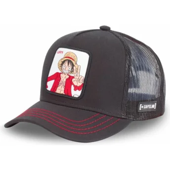 Mützen gebogen schwarz snapback LUF2 Monkey D. Ruffy One Piece von Capslab