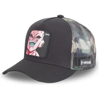 Capslab Kid Buu DBZ5 BUU2C Dragon Ball Black and Camouflage Trucker Hat
