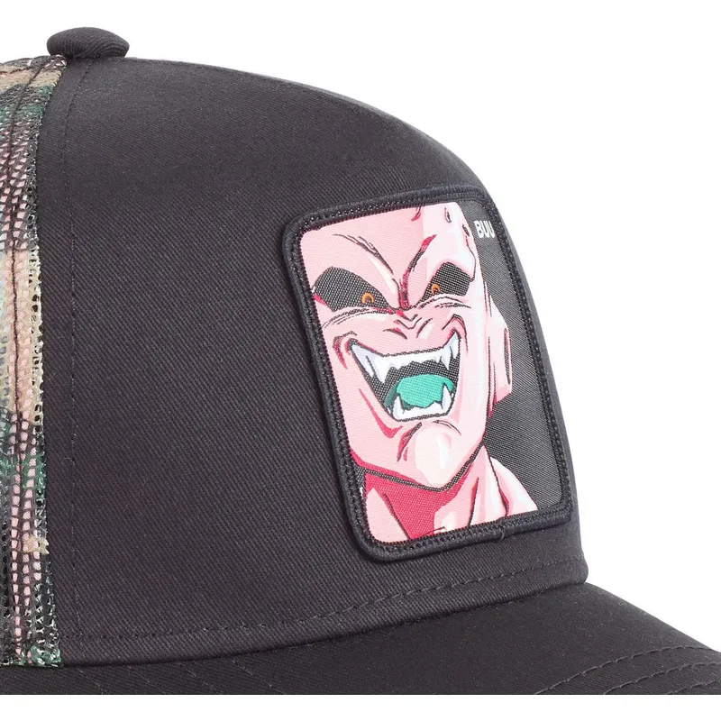 mutzen-gebogen-schwarz-snapback-kid-buu-dragon-ball-von-capslab