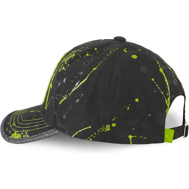 schwarze-und-grune-verstellbare-curved-cap-tag-ric-rick-und-morty-von-capslab schwarze-und-grune-verstellbare-curved-cap-tag-ric-rick-und-morty-von-capslab