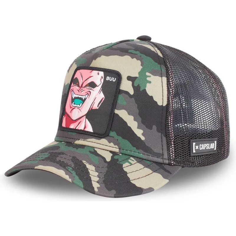 mutzen-gebogen-tarnung-snapback-kid-buu-dragon-ball-von-capslab