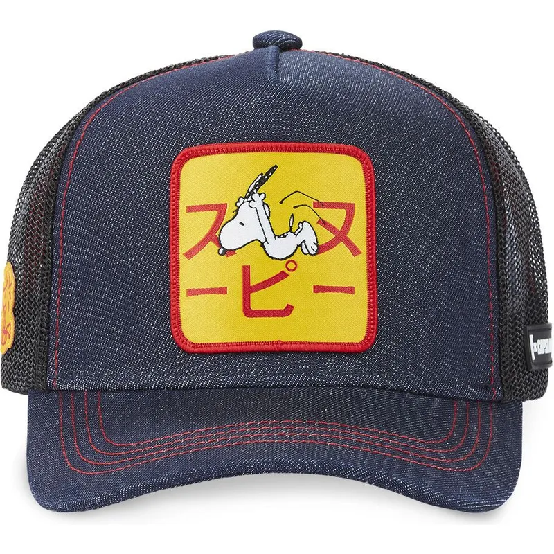 mutzen-gebogen-marineblau-snapback-snoopy-erdnusse-von-capslab
