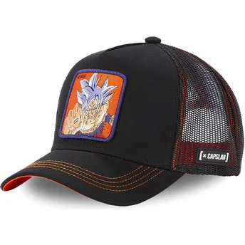 Mützen gebogen schwarz snapback ULT2 Ultra Instinct Son Goku Dragon Ball von Capslab