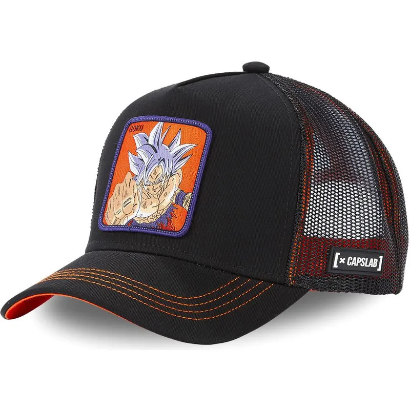 schwarze-trucker-kappe-son-goku-ult2-ultra-instinct-dragon-ball-von-capslab