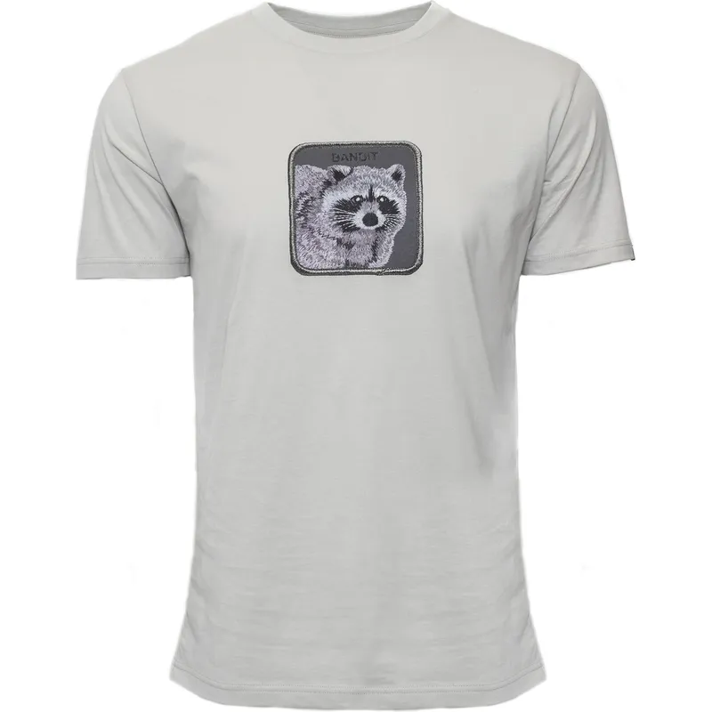 t-shirt-kurzarm-grau-der-manga-corta-gris-claro-mapache-bandit-the-farm-the-farm-von-goorin-bros t-shirt-kurzarm-grau-der-manga-corta-gris-claro-mapache-bandit-the-farm-the-farm-von-goorin-bros