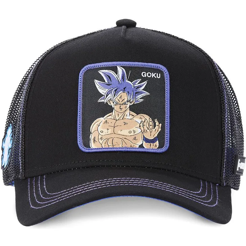 schwarze-trucker-kappe-fur-jungen-son-goku-ultra-instinct-kidult4-dragon-ball-von-capslab schwarze-trucker-kappe-fur-jungen-son-goku-ultra-instinct-kidult4-dragon-ball-von-capslab