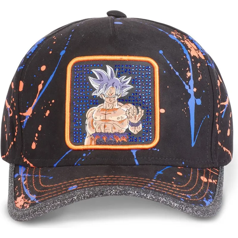 mutzen-gebogen-schwarz-verstellbares-band-son-goku-dragon-ball-von-capslab mutzen-gebogen-schwarz-verstellbares-band-son-goku-dragon-ball-von-capslab