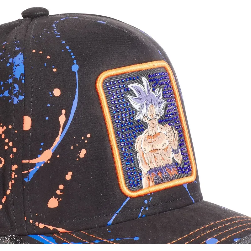mutzen-gebogen-schwarz-verstellbares-band-son-goku-dragon-ball-von-capslab mutzen-gebogen-schwarz-verstellbares-band-son-goku-dragon-ball-von-capslab