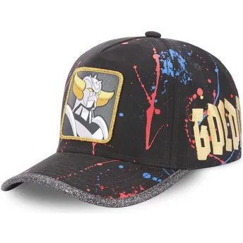 Capslab Curved Brim Robot Grendizer TAG GOL1 Black Adjustable Cap