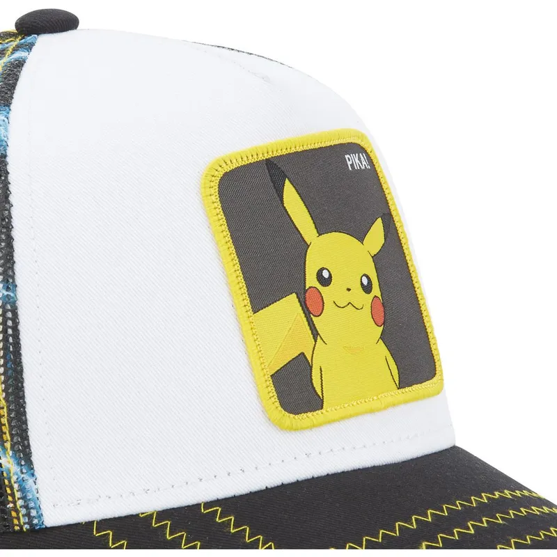 trucker-cap-weiss-und-schwarz-pikachu-ele2-pokemon-von-capslab trucker-cap-weiss-und-schwarz-pikachu-ele2-pokemon-von-capslab