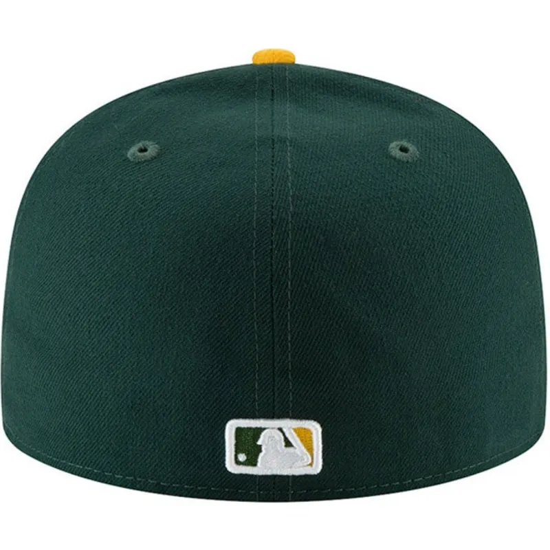 grune-und-gelbe-enganliegende-flat-cap-59fifty-ac-perf-von-oakland-athletics-mlb-von-new-era grune-und-gelbe-enganliegende-flat-cap-59fifty-ac-perf-von-oakland-athletics-mlb-von-new-era