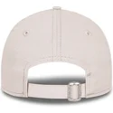 casquette-courbee-beige-ajustable-pour-enfant-avec-logo-marron-9forty-league-essential-new-york-yankees-mlb-new-era