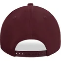 mutzen-gebogen-rot-snapback-granate-granate-9forty-league-essential-der-new-york-yankees-mlb-von-new-era