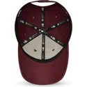 mutzen-gebogen-rot-snapback-granate-granate-9forty-league-essential-der-new-york-yankees-mlb-von-new-era