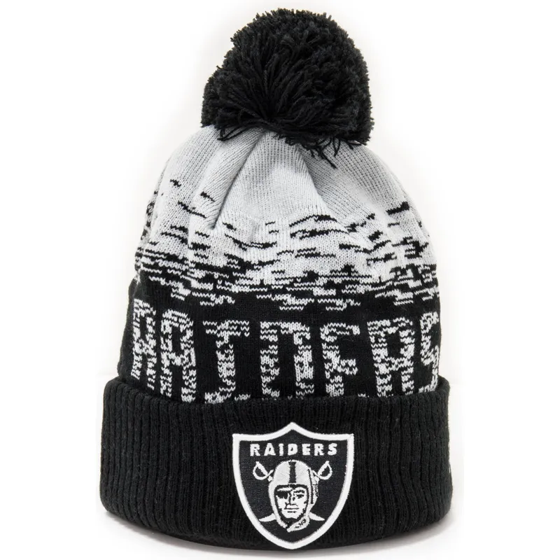 schwarze-bommelmutze-sport-cuff-der-las-vegas-raiders-nfl-von-new-era