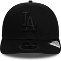 mutzen-gebogen-schwarz-snapback-9fifty-stretch-snap-tonal-der-los-angeles-dodgers-mlb-von-new-era