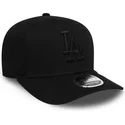 mutzen-gebogen-schwarz-snapback-9fifty-stretch-snap-tonal-der-los-angeles-dodgers-mlb-von-new-era