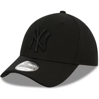 Casquette courbée noire ajustée avec logo noir 39THIRTY Diamond Era New York Yankees MLB New Era