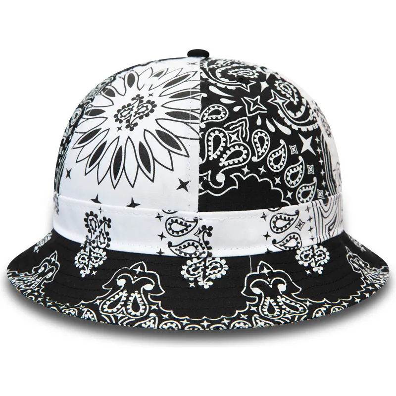eimer-schwarz-der-bucket-negro-y-blanco-paisley-explorer-von-new-era