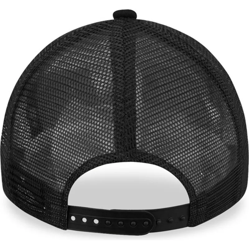 schwarze-trucker-kappe-mit-schwarzem-logo-9forty-a-frame-der-los-angeles-dodgers-mlb-von-new-era