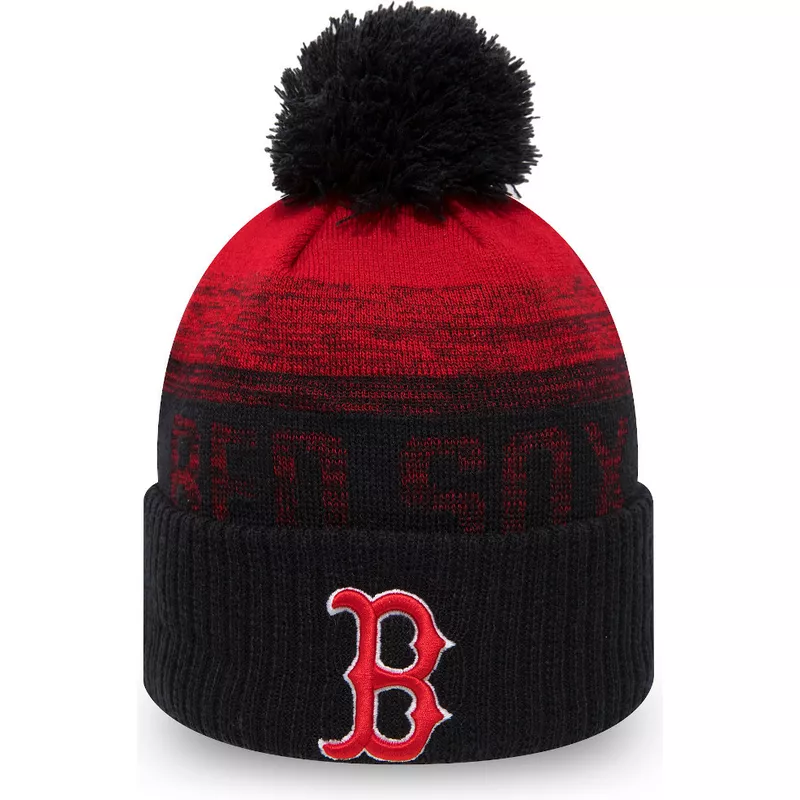 bonnet-rouge-et-bleu-marine-avec-pompom-sport-boston-red-sox-mlb-new-era
