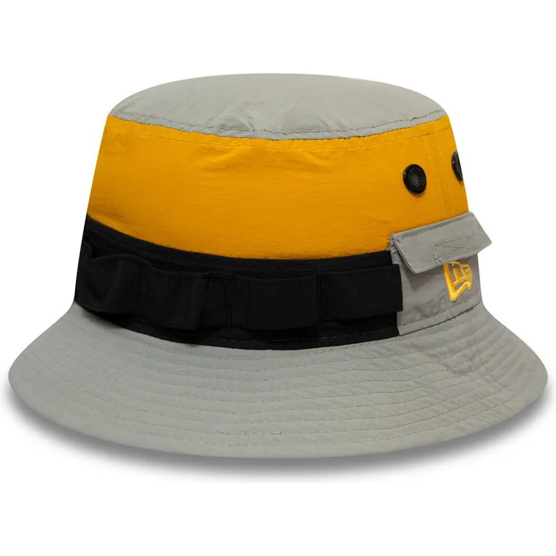 eimer-grau-der-bucket-gris-negro-y-amarillo-panelled-adventure-von-new-era