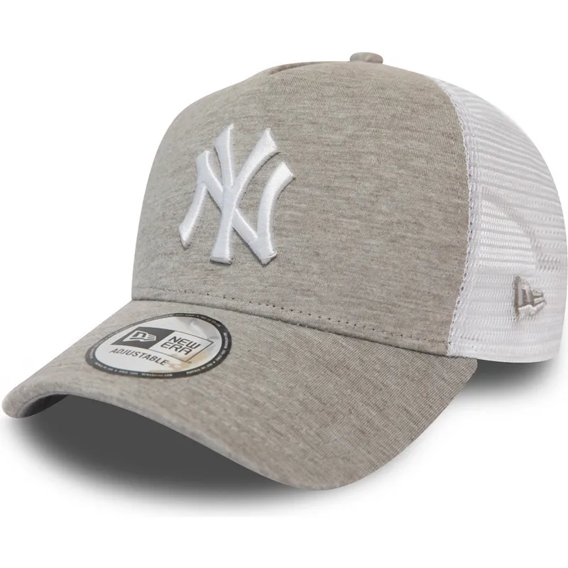 mutzen-gebogen-grau-snapback-a-frame-jersey-essential-der-new-york-yankees-mlb-von-new-era