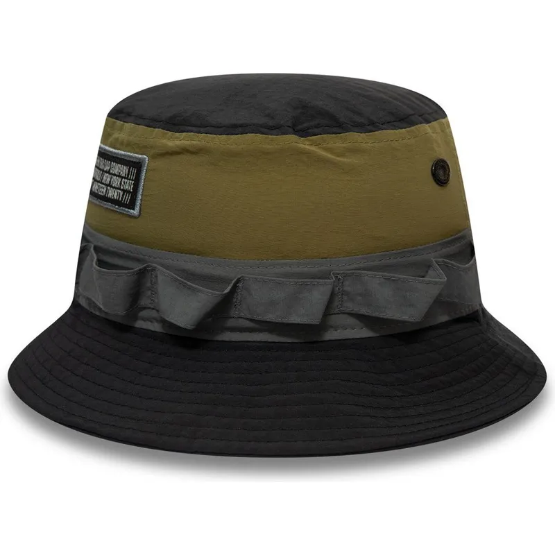 eimer-schwarz-der-bucket-negro-y-verde-panelled-adventure-von-new-era