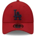 mutzen-gebogen-rot-verstellbares-band-9forty-diamond-era-der-los-angeles-dodgers-mlb-von-new-era