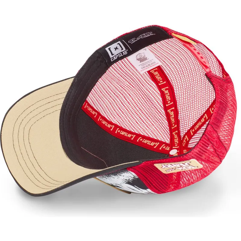 schwarze-und-rote-trucker-kappe-tom-tom2-looney-tunes-von-capslab