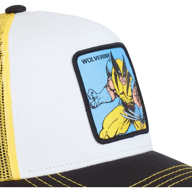 mutzen-gebogen-weiss-snapback-wolverine-marvel-comics-von-capslab