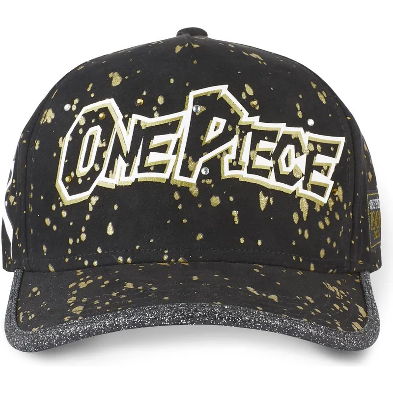 schwarze-verstellbare-curved-cap-tag-log2-one-piece-von-capslab