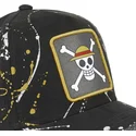 schwarze-verstellbare-curved-cap-straw-hat-pirates-tag-log1-one-piece-von-capslab