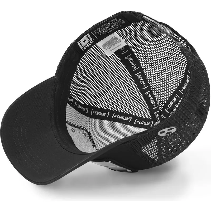 schwarze-trucker-cap-konoha-ban-naruto-von-capslab