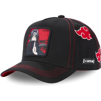 Mützen gebogen schwarz snapback AKA2 Itachi Uchiha Naruto von Capslab