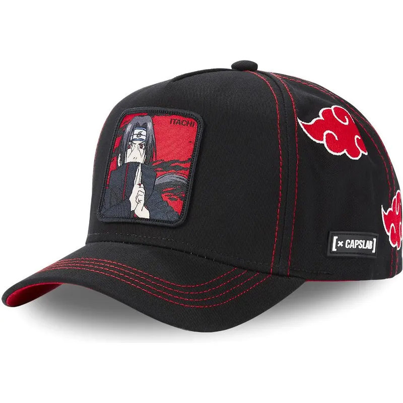 schwarze-gebogene-snapback-kappe-itachi-uchiha-aka2-naruto-von-capslab