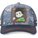trucker-cap-marineblau-gon-freecss-gon2-hunter-x-hunter-von-capslab