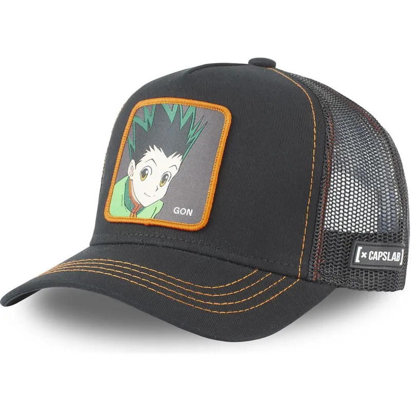 schwarze-trucker-cap-gon-freecss-gon3-hunter-x-hunter-von-capslab schwarze-trucker-cap-gon-freecss-gon3-hunter-x-hunter-von-capslab