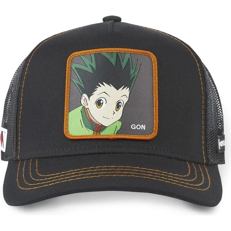 schwarze-trucker-cap-gon-freecss-gon3-hunter-x-hunter-von-capslab schwarze-trucker-cap-gon-freecss-gon3-hunter-x-hunter-von-capslab