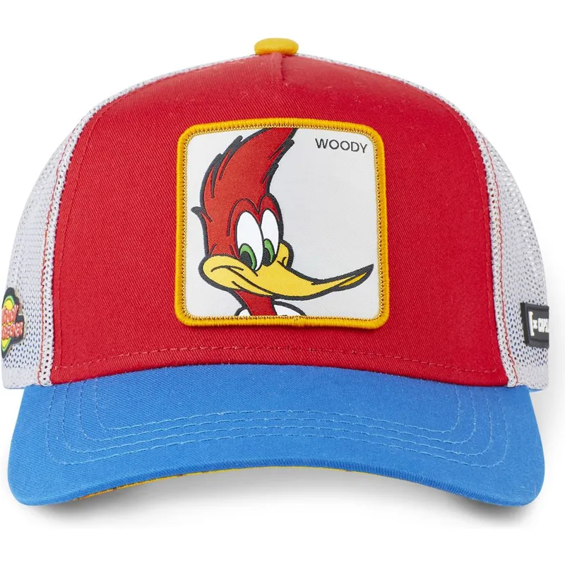 mutzen-gebogen-rot-snapback-woody-woodpecker-von-capslab mutzen-gebogen-rot-snapback-woody-woodpecker-von-capslab