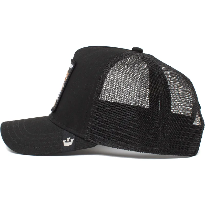 trucker-cap-schwarz-sabelzahne-the-sabertooth-tiger-the-farm-von-goorin-bros trucker-cap-schwarz-sabelzahne-the-sabertooth-tiger-the-farm-von-goorin-bros