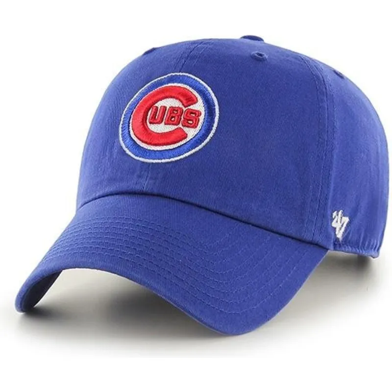 mutzen-gebogen-blau-verstellbares-band-clean-up-der-chicago-cubs-mlb-von-47-brand mutzen-gebogen-blau-verstellbares-band-clean-up-der-chicago-cubs-mlb-von-47-brand