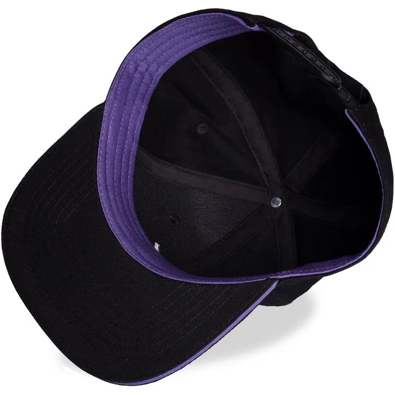 schwarze-flache-snapback-kappe-konoha-naruto-von-difuzed schwarze-flache-snapback-kappe-konoha-naruto-von-difuzed
