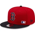 mutzen-flach-rot-snapback-9fifty-team-arch-der-boston-red-sox-mlb-von-new-era